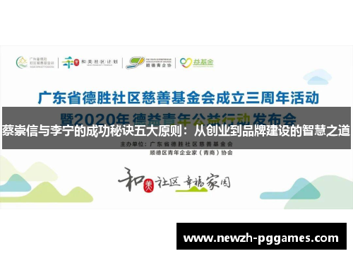 蔡崇信与李宁的成功秘诀五大原则:从创业到品牌建设的智慧之道 蔡崇信与李宁的成功秘诀五大原则:从创业到品牌建设的智慧之道